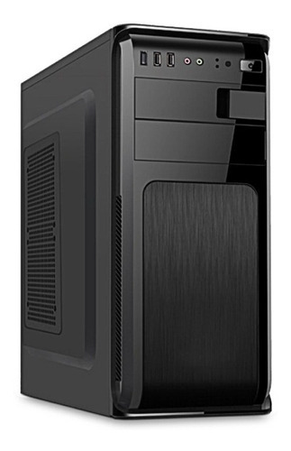 Kit Gabinete Fuente Atx 600w Xtech Negro Xtq-209 Intel Amd