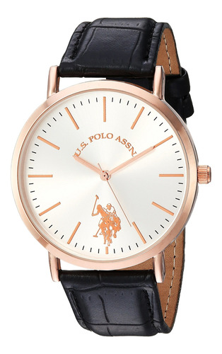 Reloj Mujer U.s. Polo Assn. Usc42028 Cuarzo Pulso Rosado En 