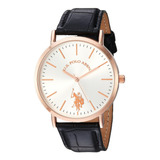 Reloj Mujer U.s. Polo Assn. Usc42028 Cuarzo Pulso Rosado En 