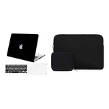 Juego De Carcasa Y Funda Para Macbook Air 13 Pulgadas Negro