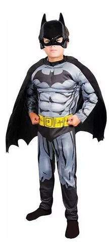 Disfraz Halloween Batman Para Niños Con Capa Y Mascara