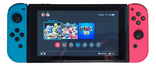 Nintendo Switch Caja Roja Programada + 128gb + 15 Juegos