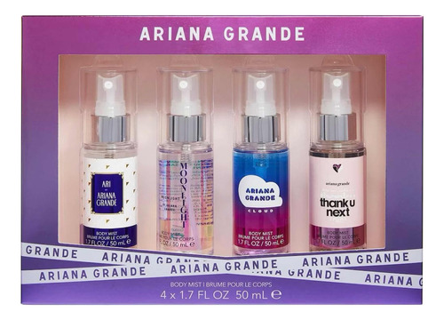 Set De 4 Perfumes Mist Ariana Grande 50 Ml