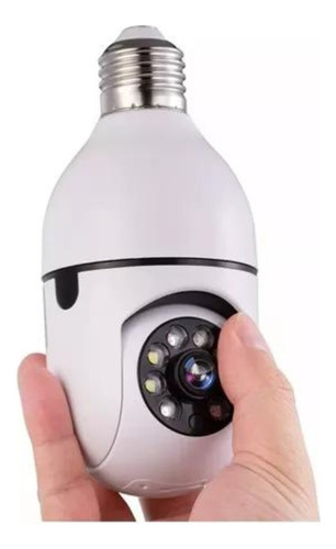 Camara Ip Rotica Tipo Bombillo Wifi 360° Vision Nocturna