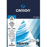 Bloco Papel Canson Aquarela A2 300g 12 Folhas