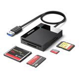 4 En 1 Usb 3.0 Lector De Tarjeta De Memoria Múltiple Ugreen