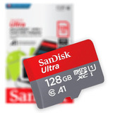 Tarjeta Microsd Sandisk - 128gb Ultra A1 Clase 10 Full Hd