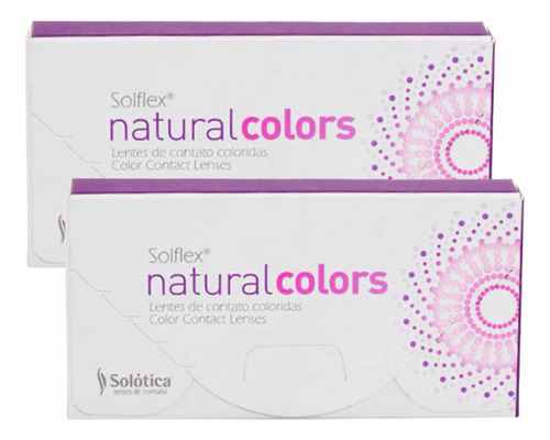 2 Caixas Lentes Solflex Natural Colors Com Grau