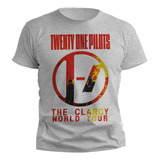 Remera Twenty One Pilots The Clancy Y Diseños Gris Melange