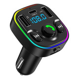 Transmisor Auto Radio Mp3 Usb Bluetooth Rgb Manos Libres G47