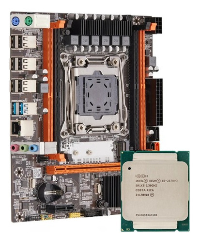 Kit Placa Mãe X99 + Xeon E5-2670 V3 + 16gb Ddr4 Asgard