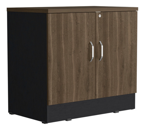 Cajonera Home Office 2 Puertas Rta Coñac Wengue