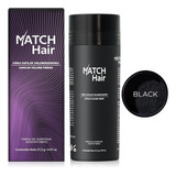 Match Hair 27.5g  Color Negro Fibra Capilar  Calvicie