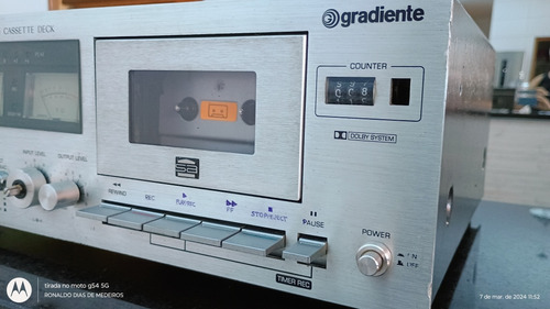 Toca Fitas Gradiente Cd3500 ( Funciona)