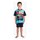 Pijama Algodón Spiderman Caffarena Talla 6 Color Azul