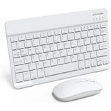 Kit Teclado + Mouse Bluetooth 2 Em 1 Para iPad iPhone Tablet