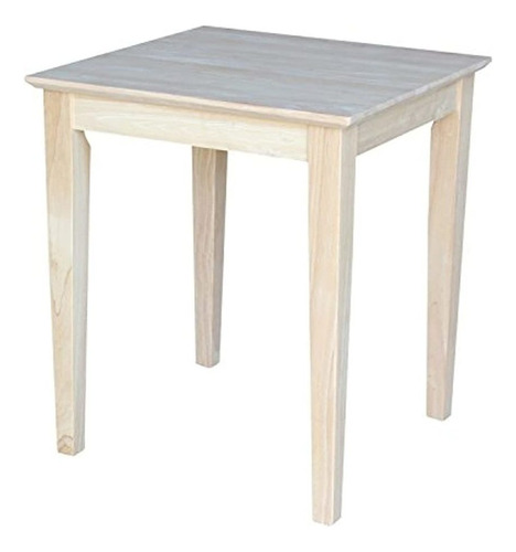 Mesa Auxiliar De Madera Color Blanco.