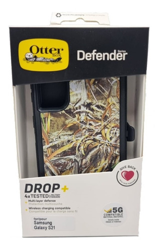 Funda Otterbox Defender Camuflaje + Clip / Samsung S21 Ultra