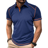 Camisa Polo De Manga Corta Para Hombres