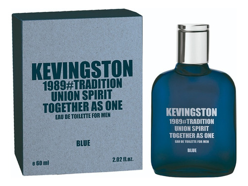 Perfume Kevingston 1989 Blue Hombre X60ml  Regalo 