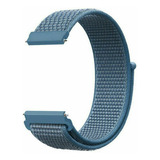 Pulseira Nylon Start Compatível Com Relógios Cor Azul Cape Code Largura 20 Mm