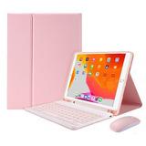 Funda Con Teclado Para iPad 10.2 A2270 A2197 Con Mouse Ñ