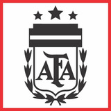 Calco Vinilo Escudo Afa Selección Argentina 3 Estrellas X3u.