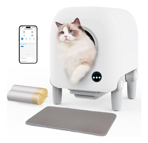 Kittyclean Caja De Arena Automatica Para Gatos, Caja De Aren