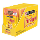 Friskies Kit 15 Sachês Para Gatos Adultos Sabor Salmão 85g