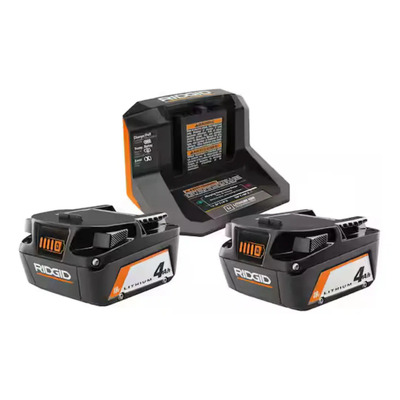 Ridgid Baterias De 4 Ah Y Cargador 18 Volts | Envío gratis