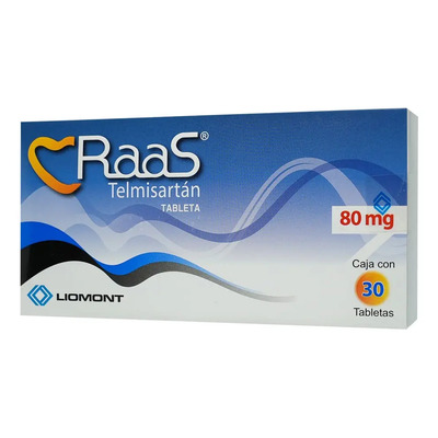 Raas Tableta 80 Mg, 30 Tabletas | Envío gratis