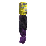 Cabelo Sintético - Super Jumbos Ser Mulher Cor T1b/purple Preto/roxo