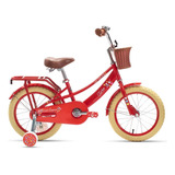 Bicicleta Infantil R16 Turbo Cotton Candy Roja
