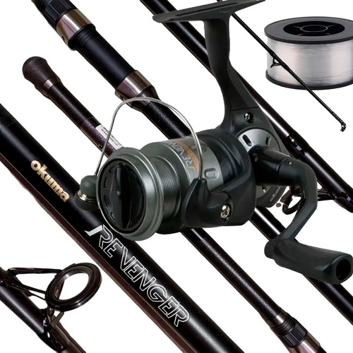 Combo Pesca Okuma Revenger Variada Expertos Profesional