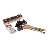 5 Set Coche Dc 12v 80a Amp Spdt Automotriz De 5 Pines Y 5