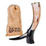 Cuerno Vikingo Para Beber Con Soporte Thor Horn