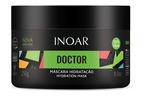 Inoar Doctor Hidratación Máscara 250 Grs Aceite Argan-coco