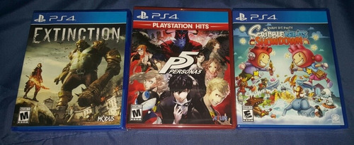 Sony Playstation 4 Extinction Persona 5 Scribble Set 