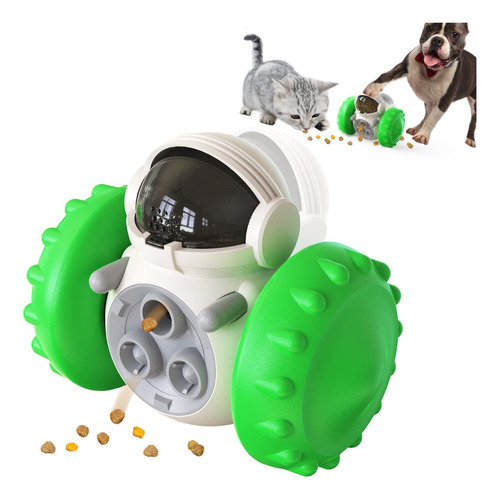 Juguetes Dispensador De Comida Interactivo Para Perro Y Gato