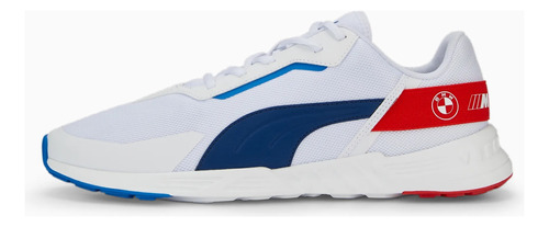 Tenis Puma Hombre Bmw Mms Tiburion Blanco Azul Rojo