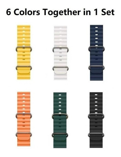 Pulsera De 6 Núcleos Para Apple Watch Iwatch Series 8 Ultra 