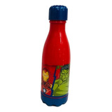 Botella De Agua Infantil Avengers 560ml Color Rojo