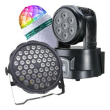 Kit Moving Head Wash 7 Leds 10w Quadriled + Parled 545