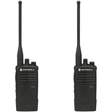 Radios Bidireccionales Motorola Rdu4100 2 Pzs 10ch 4w -negro