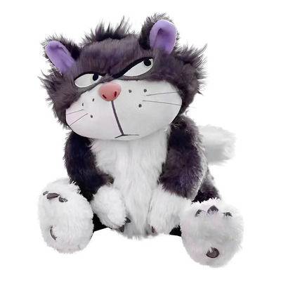 Peluche De Gato Lucifer 60x40 Grande, Cenicienta Negro
