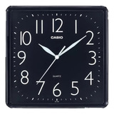 Reloj Pared Casio Iq-06 Analógico Cuadrado  24cm Negro