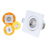 Spot Led 3w Quadrado Embutir Com Garantia - Mini Spot