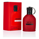 2 Perfumes Loción Spray Hero Red For Men 90ml Para Caballero