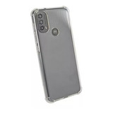 Funda Tpu Transparente Para Motorola Moto E40 + Vidrio 9d