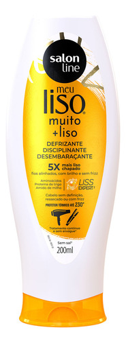 Defrizante Protetor Térmico Salon Line Meu Liso Muito + Liso - 200ml